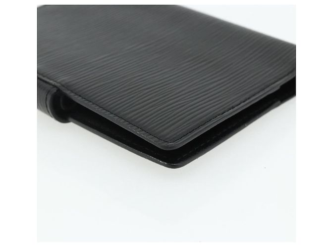 LOUIS VUITTON Epi Agenda PM Day Planner Cover Black R20092 LV Auth 178785A Nero - vista 16