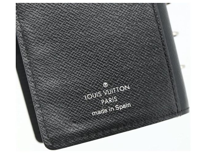 LOUIS VUITTON Epi Agenda PM Day Planner Cover Black R20092 LV Auth 178785A Nero - vista 17