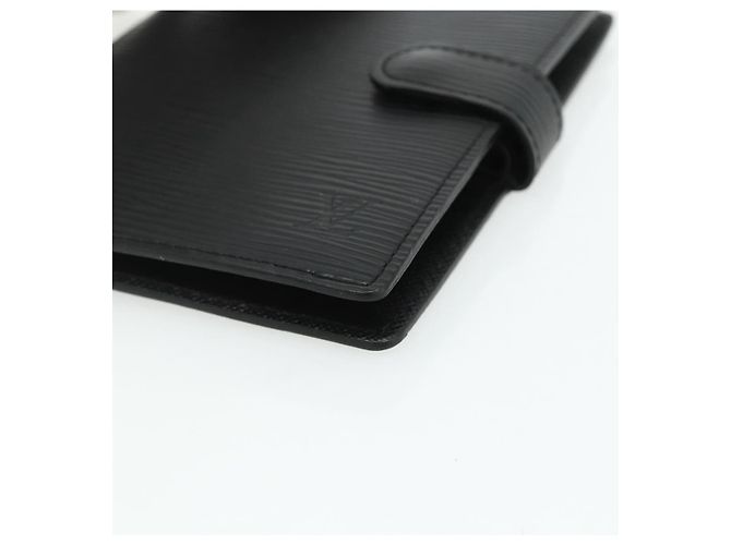LOUIS VUITTON Epi Agenda PM Day Planner Cover Black R20092 LV Auth 178785A Nero - vista 7