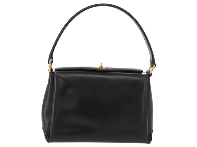 Borsa GUCCI in pelle nera e oro Auth 178816 Nero D'oro - vista 13