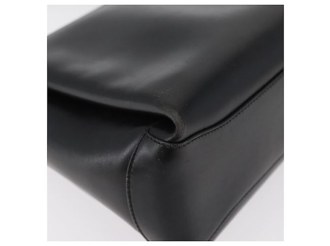 Borsa GUCCI in pelle nera e oro Auth 178816 Nero D'oro - vista 16
