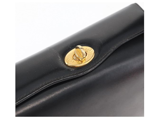 Borsa GUCCI in pelle nera e oro Auth 178816 Nero D'oro - vista 18