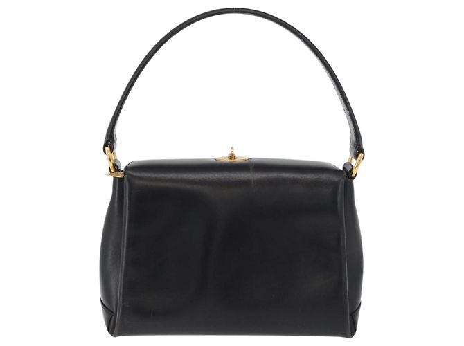 Borsa GUCCI in pelle nera e oro Auth 178816 Nero D'oro - vista 2