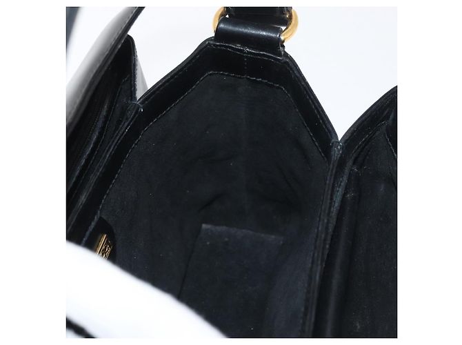 Borsa GUCCI in pelle nera e oro Auth 178816 Nero D'oro - vista 20