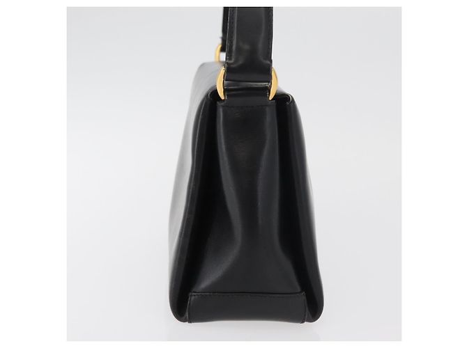 Borsa GUCCI in pelle nera e oro Auth 178816 Nero D'oro - vista 4
