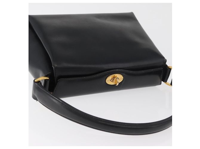 Borsa GUCCI in pelle nera e oro Auth 178816 Nero D'oro - vista 6
