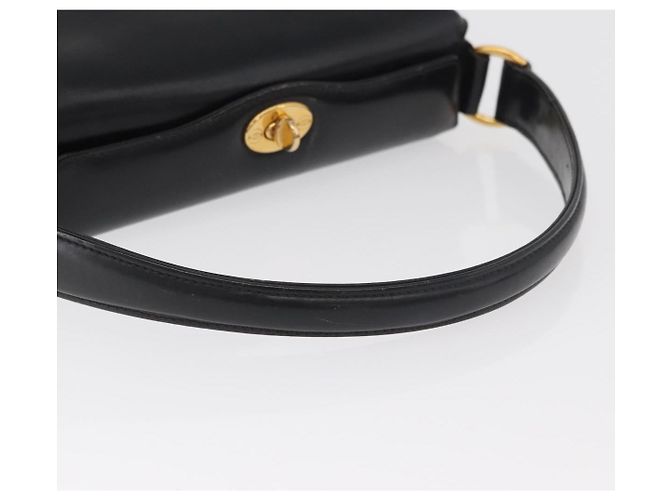 Borsa GUCCI in pelle nera e oro Auth 178816 Nero D'oro - vista 7