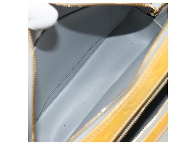 LOUIS VUITTON Monogram Vernis Marley Backpack Gris M91038 LV Auth ep14492 Grigio - vista 10