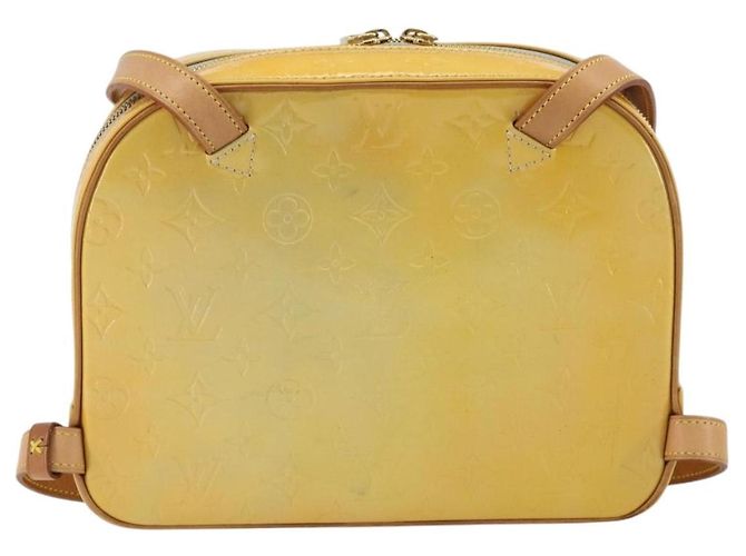 LOUIS VUITTON Monogram Vernis Marley Backpack Gris M91038 LV Auth ep14492 Grigio - vista 2