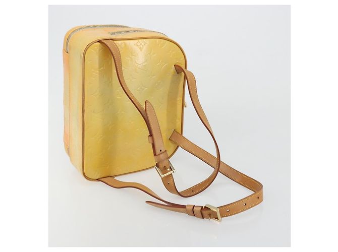 LOUIS VUITTON Monogram Vernis Marley Backpack Gris M91038 LV Auth ep14492 Grigio - vista 7