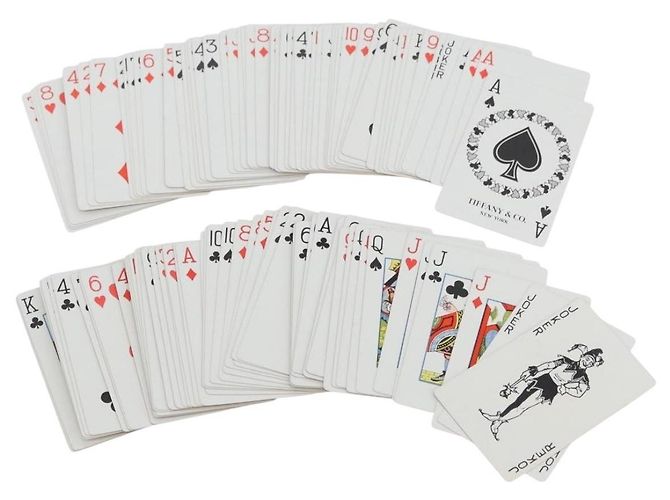Autre Marque TIFFANY&Co. Playing Cards Paper White Auth BA12631 - view 2