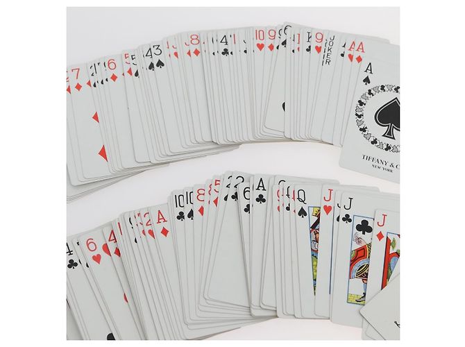 Autre Marque TIFFANY&Co. Playing Cards Paper White Auth BA12631 - view 4
