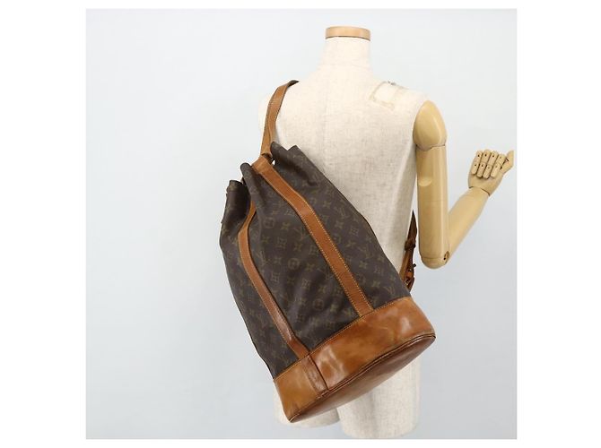 LOUIS VUITTON Monogram Randonnee GM Borsa a Spalla M42244 LV Auth 179108 Monogramma - vista 22