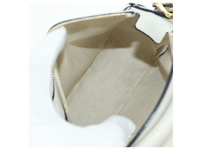 LOEWE �~ Ghibli Spirited Away Ootori Sama Puzzle Bag Mini 2way Auth 167300SM Bianco D'oro - vista 10