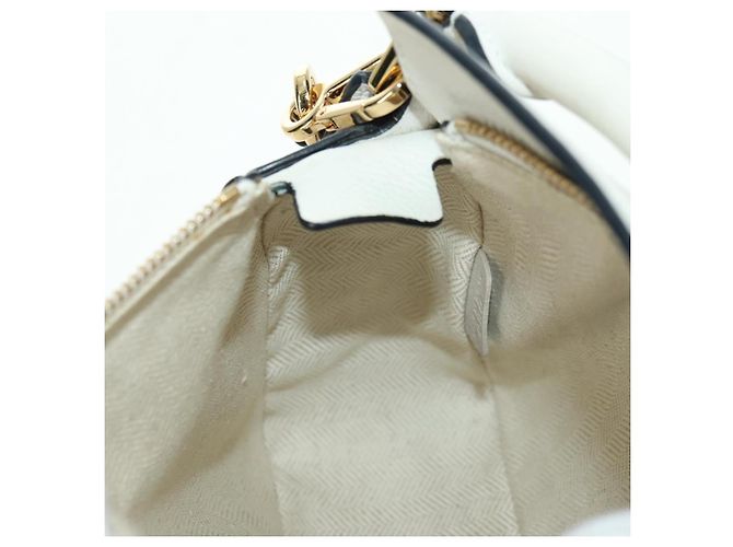 LOEWE �~ Ghibli Spirited Away Ootori Sama Puzzle Bag Mini 2way Auth 167300SM Bianco D'oro - vista 23