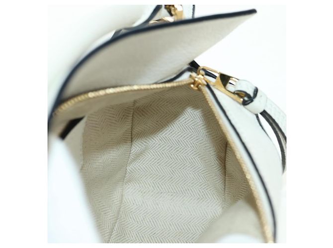 LOEWE �~ Ghibli Spirited Away Ootori Sama Puzzle Bag Mini 2way Auth 167300SM Bianco D'oro - vista 24