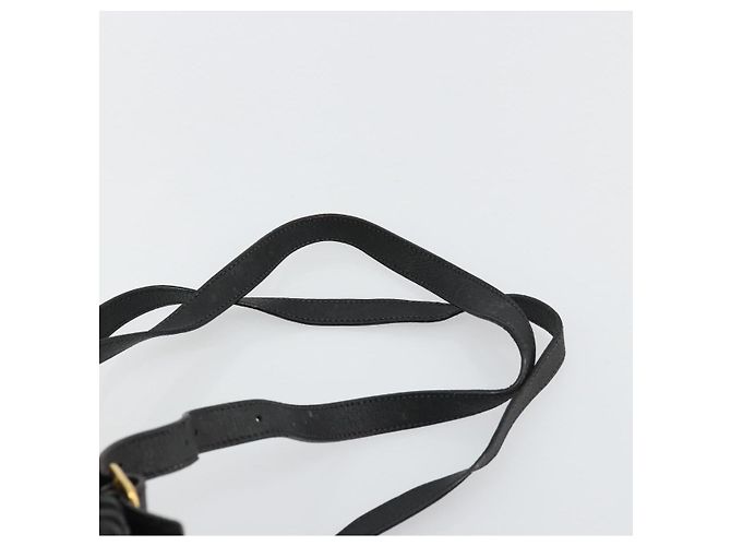 Zaino GUCCI Bamboo in scamosciato nero e oro 003 1705 0030 Auth 177608 D'oro - vista 15