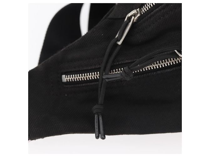 Borsa a tracolla SAINT LAURENT Tela Nero Argento 581375 Auth hk3728A - vista 10