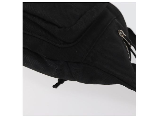 Borsa a tracolla SAINT LAURENT Tela Nero Argento 581375 Auth hk3728A - vista 14