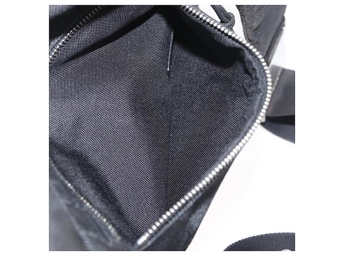 Borsa a tracolla SAINT LAURENT Tela Nero Argento 581375 Auth hk3728A - vista 24