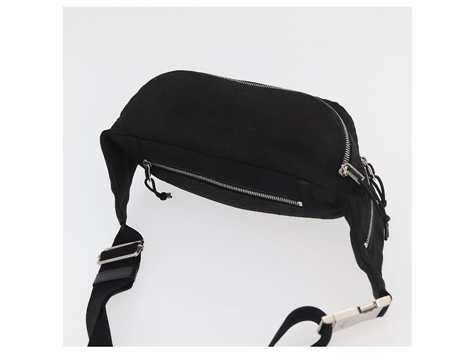 Borsa a tracolla SAINT LAURENT Tela Nero Argento 581375 Auth hk3728A - vista 6
