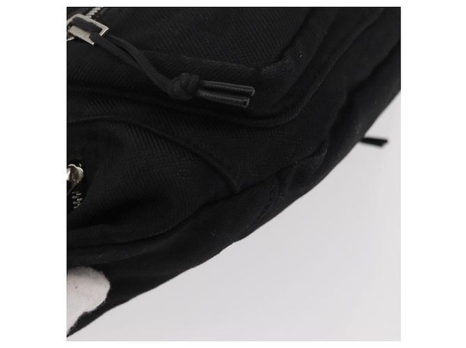 Borsa a tracolla SAINT LAURENT Tela Nero Argento 581375 Auth hk3728A - vista 9