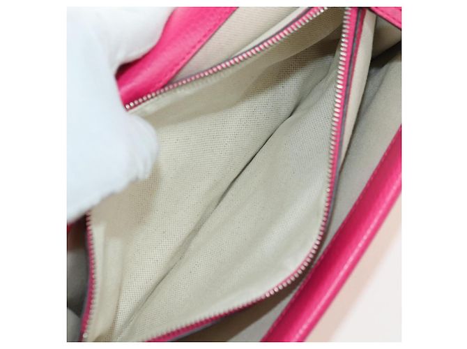Borsa a Spalla GUCCI Chain Dionysus Small in Pelle Rosa Argento 400249 Auth mr2426V - vista 11