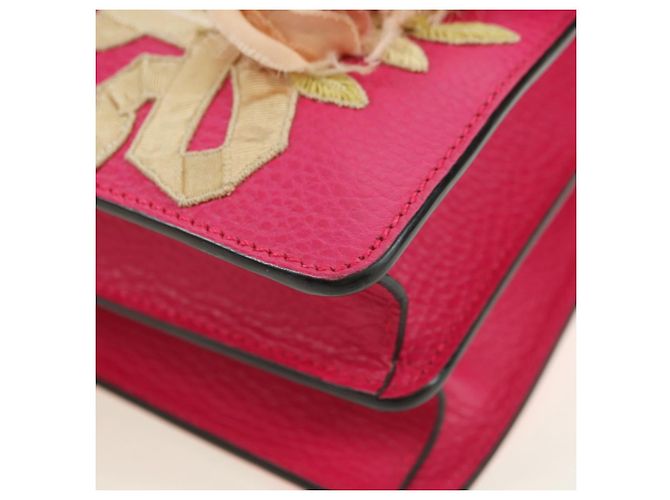 Borsa a Spalla GUCCI Chain Dionysus Small in Pelle Rosa Argento 400249 Auth mr2426V - vista 15
