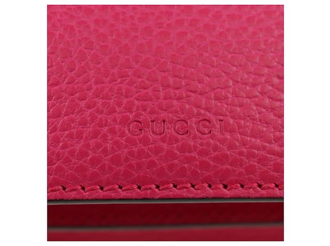 Borsa a Spalla GUCCI Chain Dionysus Small in Pelle Rosa Argento 400249 Auth mr2426V - vista 18