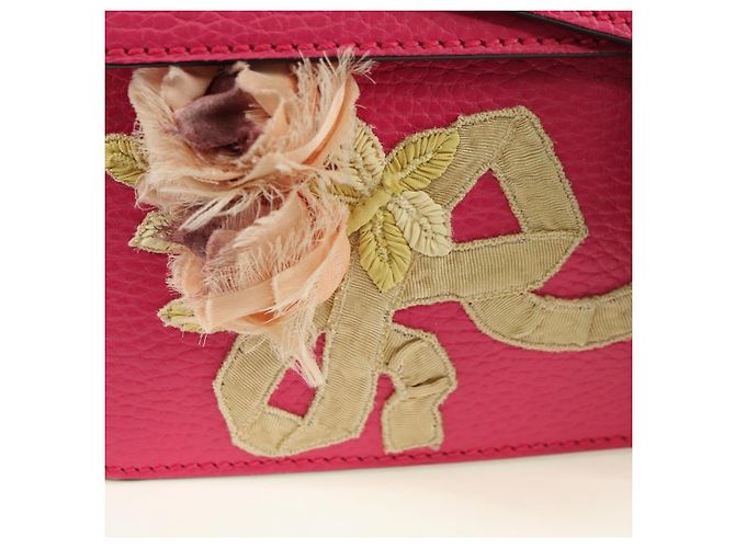 Borsa a Spalla GUCCI Chain Dionysus Small in Pelle Rosa Argento 400249 Auth mr2426V - vista 20