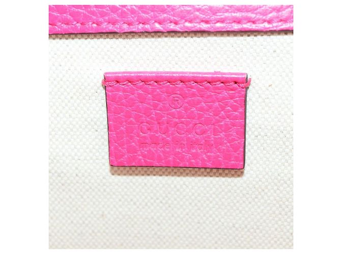Borsa a Spalla GUCCI Chain Dionysus Small in Pelle Rosa Argento 400249 Auth mr2426V - vista 26