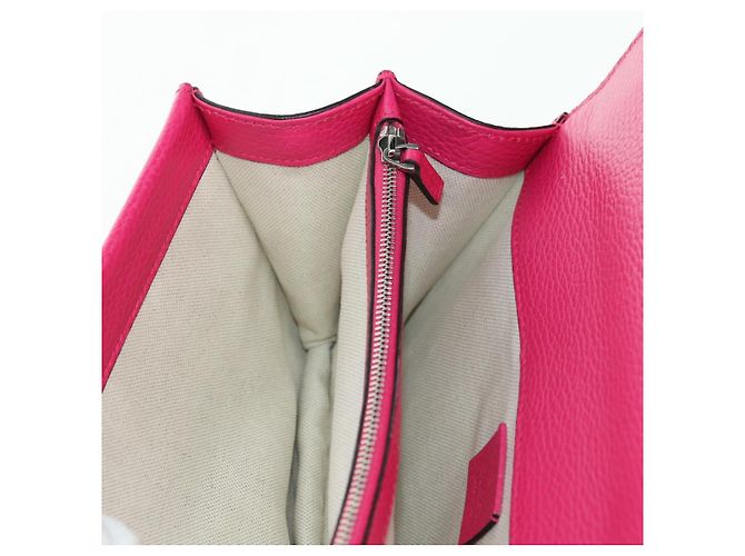 Borsa a Spalla GUCCI Chain Dionysus Small in Pelle Rosa Argento 400249 Auth mr2426V - vista 28
