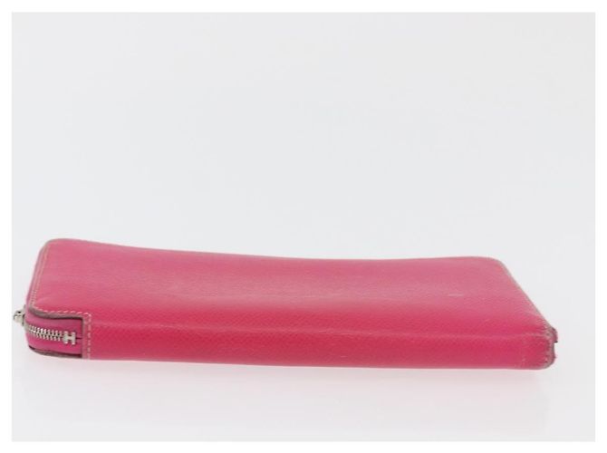 Hermès Portafoglio HERMES in pelle 3 pezzi Rosa Rosso beige Auth bs34898 - vista 10