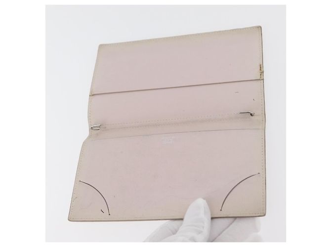 Hermès Portafoglio HERMES in pelle 3 pezzi Rosa Rosso beige Auth bs34898 - vista 18
