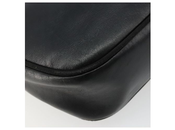Borsa a Spalla Salvatore Ferragamo Vala in Pelle Nera e Oro Auth BA12552 Nero D'oro - vista 16