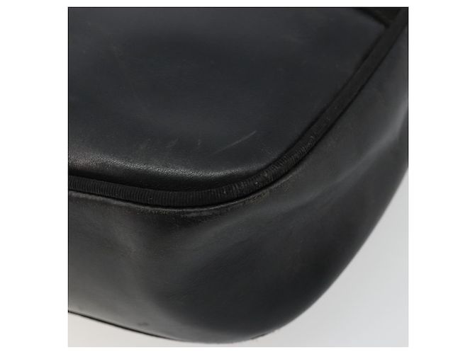 Borsa a Spalla Salvatore Ferragamo Vala in Pelle Nera e Oro Auth BA12552 Nero D'oro - vista 9