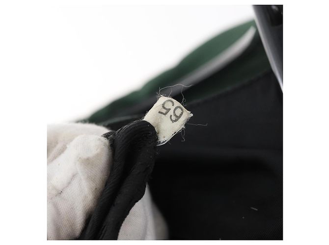 Borsa Tote PRADA Nylon Verde Nero Auth ti3933 - vista 12