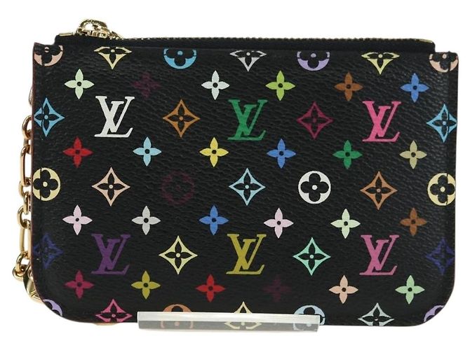 LOUIS VUITTON Multicolor Pochette Cles NM Münzbeutel Schwarz M60279 Auth 177627SAM - Ansicht 13