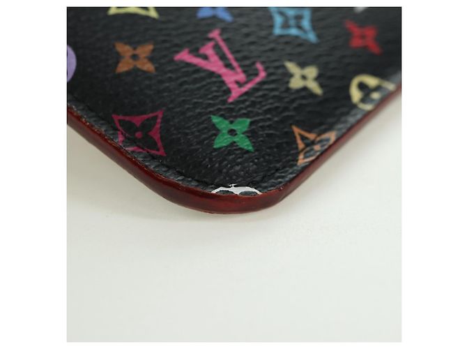 LOUIS VUITTON Multicolor Pochette Cles NM Münzbeutel Schwarz M60279 Auth 177627SAM - Ansicht 15