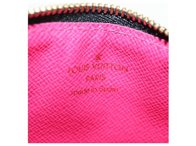 LOUIS VUITTON Multicolor Pochette Cles NM Münzbeutel Schwarz M60279 Auth 177627SAM - Ansicht 19