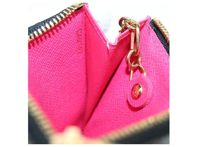 LOUIS VUITTON Multicolor Pochette Cles NM Münzbeutel Schwarz M60279 Auth 177627SAM - Ansicht 21
