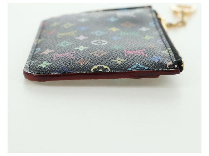LOUIS VUITTON Multicolor Pochette Cles NM Münzbeutel Schwarz M60279 Auth 177627SAM - Ansicht 3