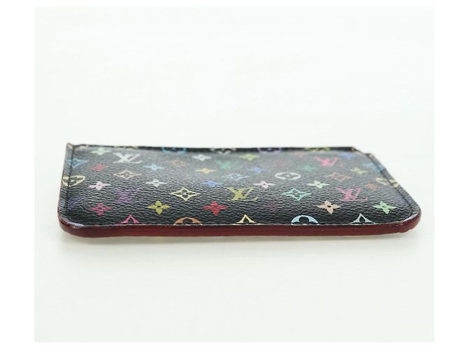 LOUIS VUITTON Multicolor Pochette Cles NM Münzbeutel Schwarz M60279 Auth 177627SAM - Ansicht 5