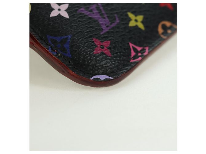 LOUIS VUITTON Multicolor Pochette Cles NM Münzbeutel Schwarz M60279 Auth 177627SAM - Ansicht 8