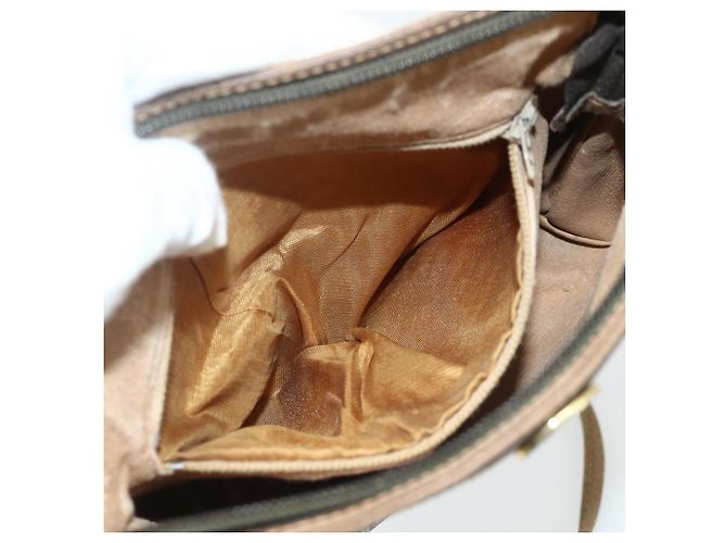 Borsa a tracolla GUCCI GG Plus Supreme PVC Beige Oro Auth 180211 D'oro - vista 12