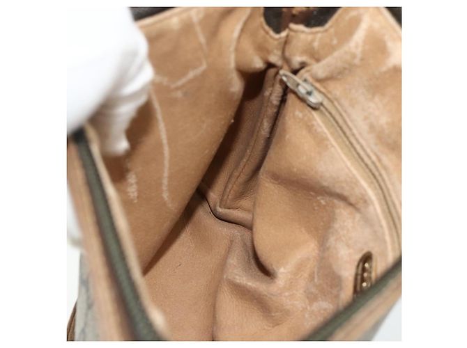 Borsa a tracolla GUCCI GG Plus Supreme PVC Beige Oro Auth 180211 D'oro - vista 19