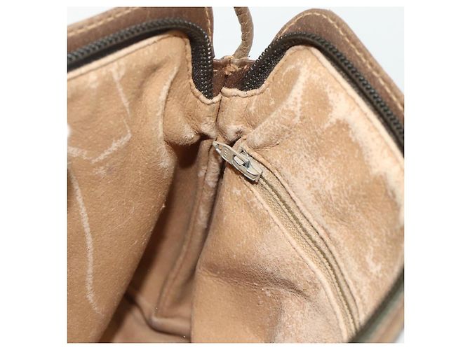 Borsa a tracolla GUCCI GG Plus Supreme PVC Beige Oro Auth 180211 D'oro - vista 20