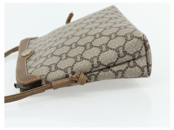 Borsa a tracolla GUCCI GG Plus Supreme PVC Beige Oro Auth 180211 D'oro - vista 3