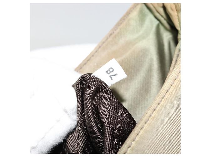 Borsa a Spalla PRADA Nylon Verde Auth 179345 - vista 12