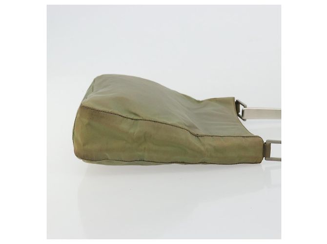 Borsa a Spalla PRADA Nylon Verde Auth 179345 - vista 3